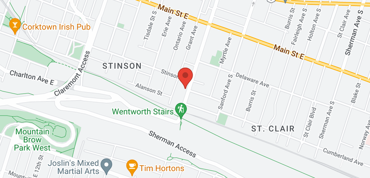 map of 190 WENTWORTH Street S